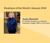 January Employee of the Month - Anita Bennett