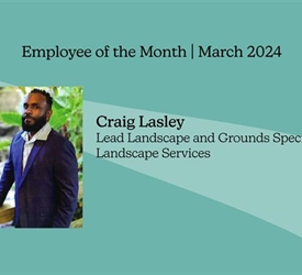 March Employee of the Month - Craig Lasley