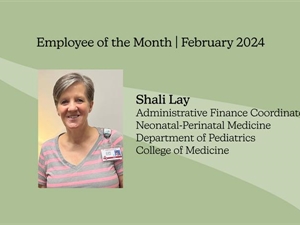 February Employee of the Month - Shali Lay