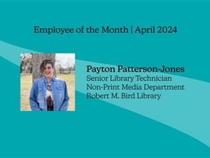 April Employee of the Month - Payton Patterson-Jones