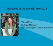 May Employee of the Month - Tina Ellis