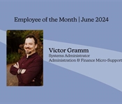 June Employee of the Month - Victor Gramm