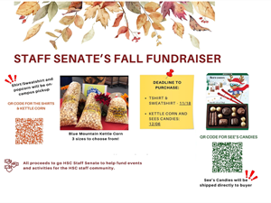 Staff Senate Fall Fundraiser