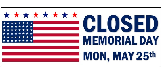 HOLIDAY CLOSURE