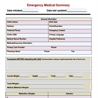 Emergency Medical Summary