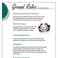 Ground Rules for Successful Teams