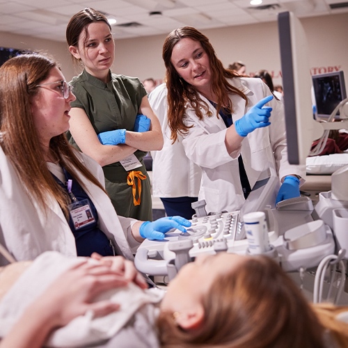 OU College of Allied Health Celebrates Opening of Interprofessional Sonography Laboratory