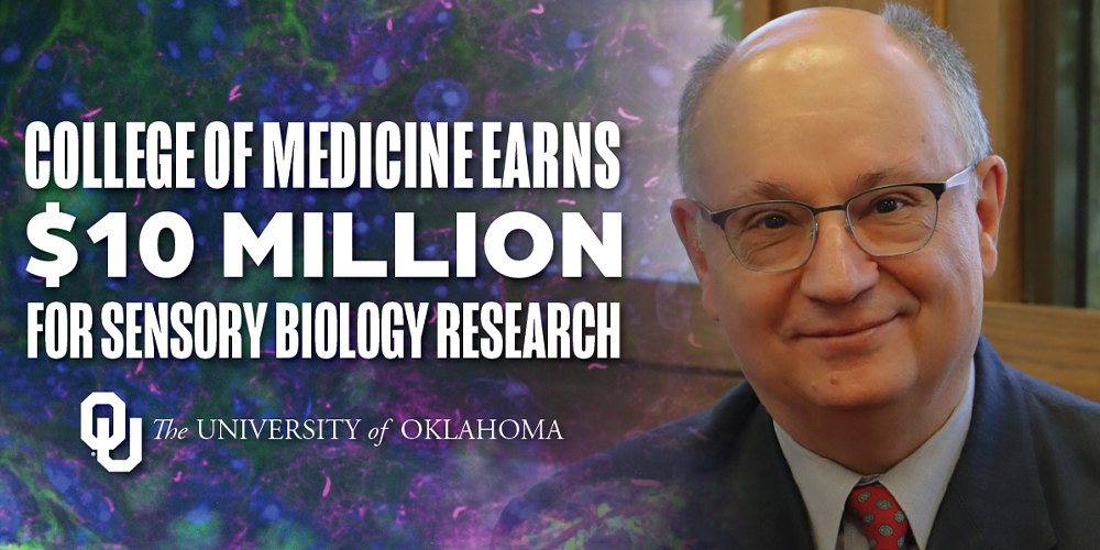 NIH Awards OU College of Medicine $10.7 Million to Advance Sensory Biology Research